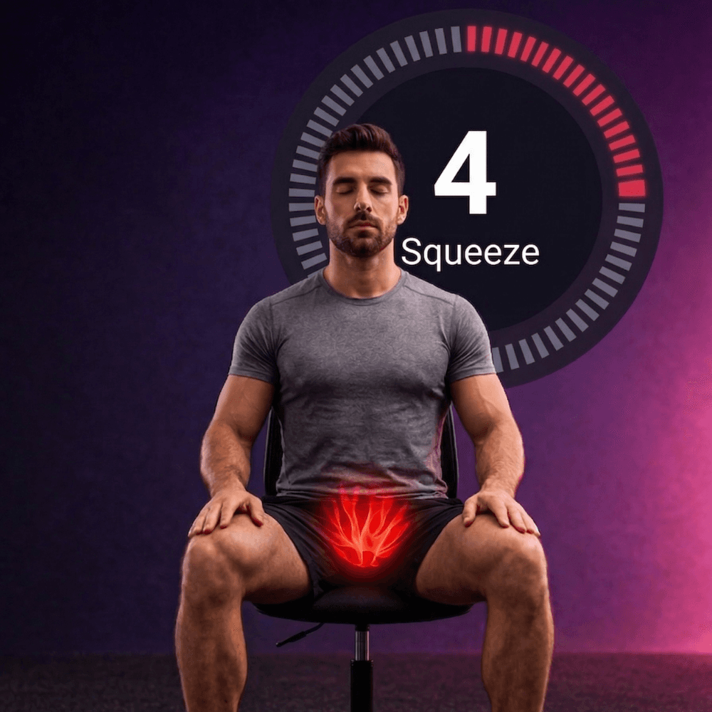 Illustration of control and endurance from Kegel training